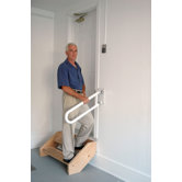 Angled P.T. Rail in White