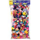 Pom Pons Assorted 1 Lb. Bag