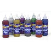 Glitter Glue Silver 4 Oz