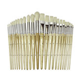 Wood Brushes Set Of 24