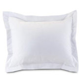 Tailored Euro Sham in White