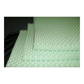 4" Convoluted Foam Bed Pad in Green