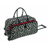 Jungle 20" 2-Wheeled Giraffe Carry-On Duffel