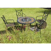Durango Fire Pit Table and Treviso Chair Collection