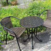Summer Terrace 3 Piece Fleuretta Dining Set