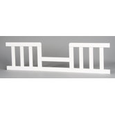 Logan Toddler Guard Rail for Convertible Crib in White