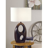 Table Lamp in Merlot