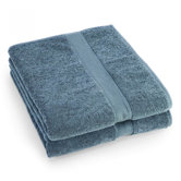 Supreme Egyptian Cotton Bath Sheet in Cameo Blue (Set of 2)