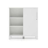Pure Office Cabinet in White Lacquer