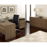 63" Crescent Desk Suite