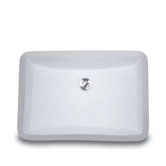 Vitreous China Rectangular Undercounter Bathroom Sink