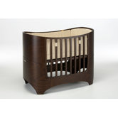 Crib in Walnut with Mattress