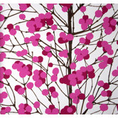 Lumimarja Wallpaper in Pink and White by Erja Hirvi