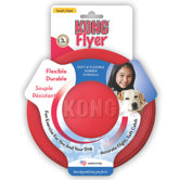 Rubber Flyer Dog Toy in Red