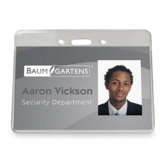 Proximity Badge Holder,Horizontal,2-3/8"x3-1/2",50/PK,Clear