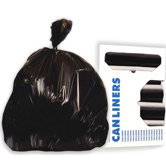56-Gallon Super-Heavy Grade Can Liner in Black