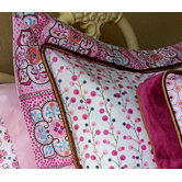 Modern Vintage Girl Pillow Sham