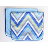 Ikat Chevron Burp Set (Set of 2)