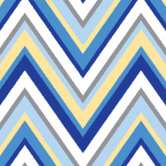 Ikat Chevron Changing Pad Cover