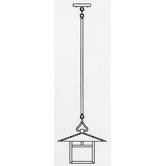 Monterey Outdoor Hanging Lantern with Filigree