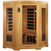 "Grand" 2-3 Person Corner Carbon Sauna