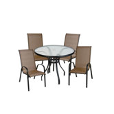 Stack-N-Go Dining Chair-Chocolate