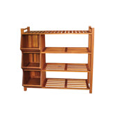 4 Tier Outdoor Shoe Rack and Cubby