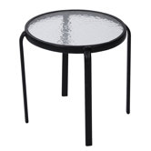 18" Glass End Table
