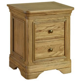 Loire 2 Drawer Bedside Table