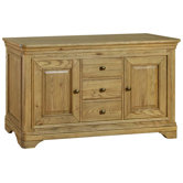 Loire Large Sideboard in Light Oak Stain and Satin Lacquer