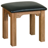 Toulouse Stool in Medium Oak Stain and Satin Lacquer