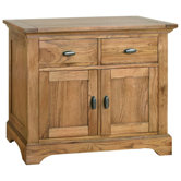 Toulouse Small Sideboard in Medium Oak Stain and Satin Lacquer