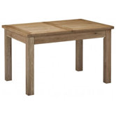 Lyon Large Extending Solid Oak Dining Table in Light Oak Matt Lacquer