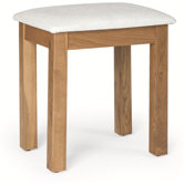 Marino Rustic Oak Dressing Table Stool