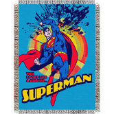Entertainment Tapestry Throw Blanket - Superman Smash