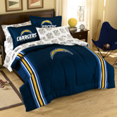 NFL San Diego Chargers Embroidered Twin / Full Comforter Set