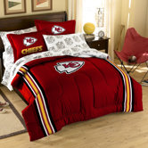 NFL Kansas City Chiefs Embroidered Twin / Full Comforter Set