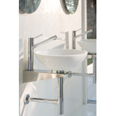 Linea Grepia Bathroom Sink in White