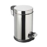 Otel 7.3" x 7.3" Treadle Waste Basket in Stainless Steel