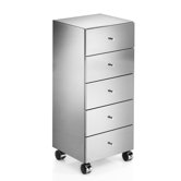 Linea 13.8" x 15.6" Runner Storage Cabinet in Stainless Steel