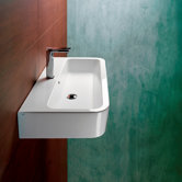 Tracia L2 Ceramic Bathroom Sink with Overflow