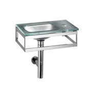 Pocieta Glass Bathroom Sink