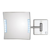 Quadrololed Wall-Mount Magnifying Cosmetic Mirror with Lighting