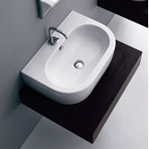 Kerasan Flo Wall Mounted / Vessel Bathroom Sink
