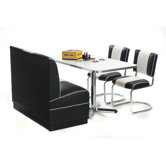 Retro 4 Piece Dining Set
