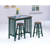 3 Piece Counter Height Bar Table Set