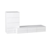 190cm TV Entertainment System "Star" mit Schrank rechts