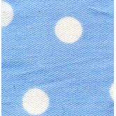 Blue Polka Dot Crib Sheet