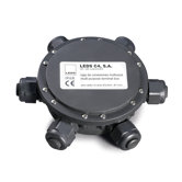 Varios IP68 Waterproof Connection Box in Black