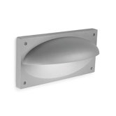 Alfa Outdoor Wall Light in Grey